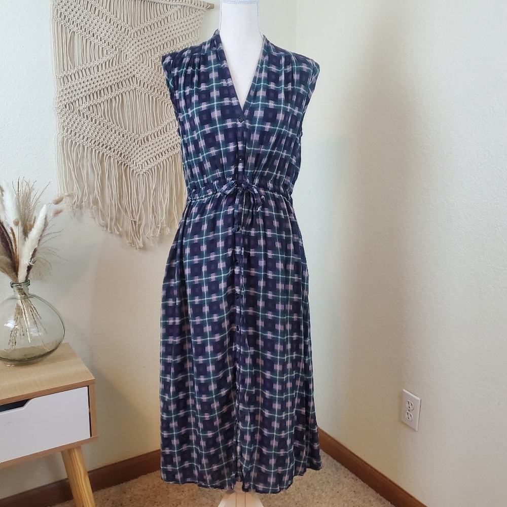 Anthropologie 11•1 TYLHO Patterned Midi Dress! Size Medium.